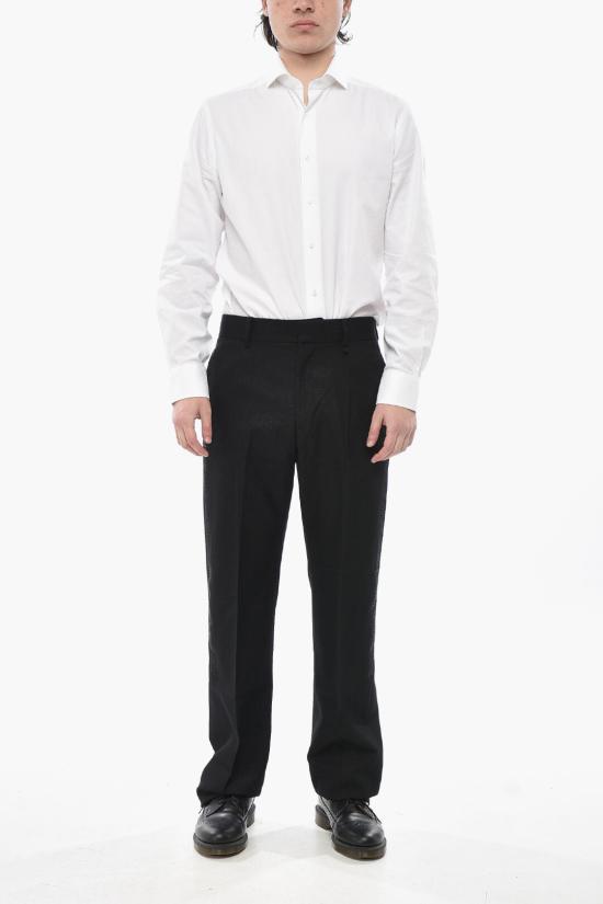  지방시 스트레이트 팬츠 BM51DJ14UR 001 Black - GIVENCHY