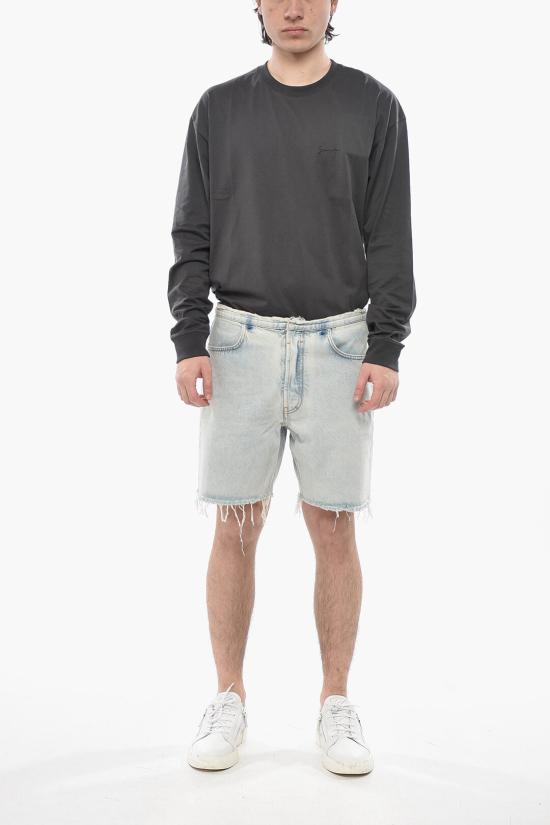  지방시 데님 숏팬츠 BM51DZ5Y98 451 Light blue - GIVENCHY