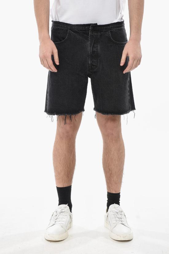  지방시 데님 숏팬츠 BM51DZ5Y9Z 001 Black