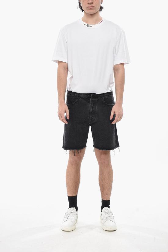  지방시 데님 숏팬츠 BM51DZ5Y9Z 001 Black - GIVENCHY