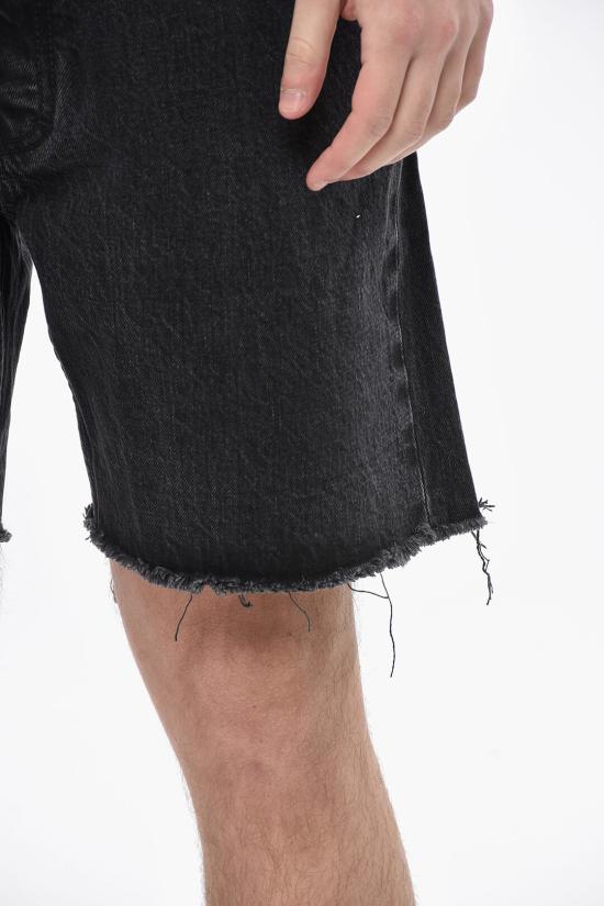  지방시 데님 숏팬츠 BM51DZ5Y9Z 001 Black - GIVENCHY