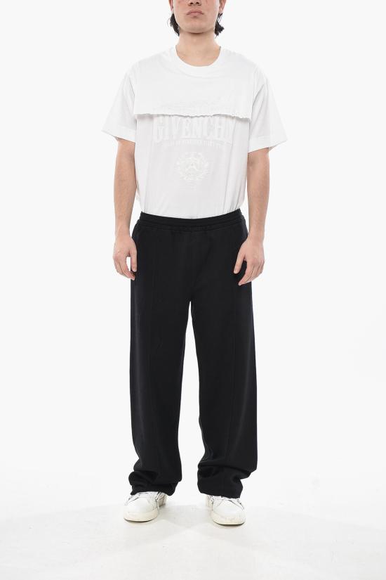  지방시 스트레이트 팬츠 BM51FL3YMC 001 Black - GIVENCHY