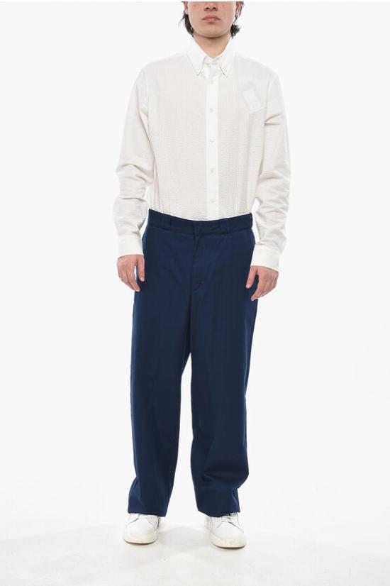  지방시 치노 팬츠 BM51AU14YK 410 Blue - GIVENCHY