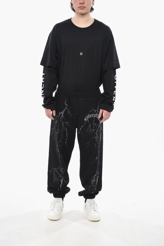  지방시 스트레이트 팬츠 BM51DA3YJ9 001 Black - GIVENCHY