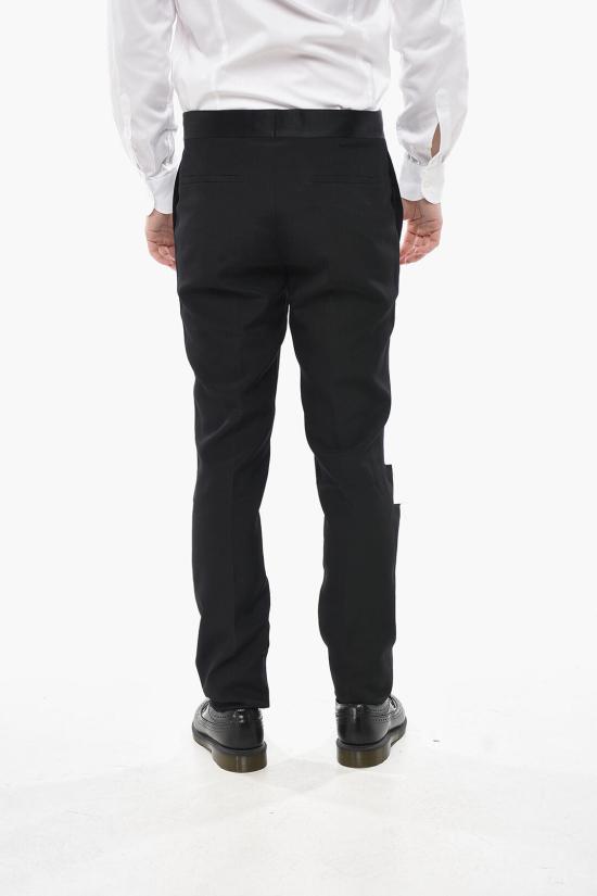  지방시 스트레이트 팬츠 BM516E14DL 001 Black - GIVENCHY
