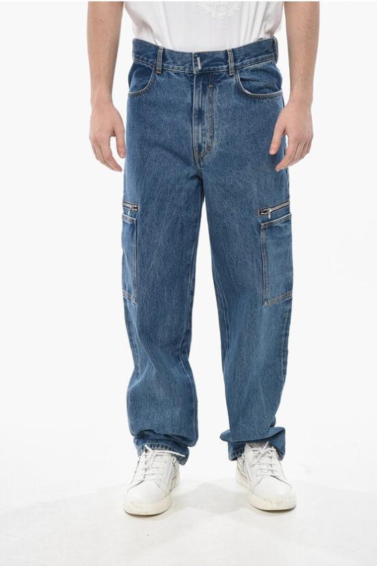  지방시 데님 팬츠 BM517E5Y4V 415 Blue