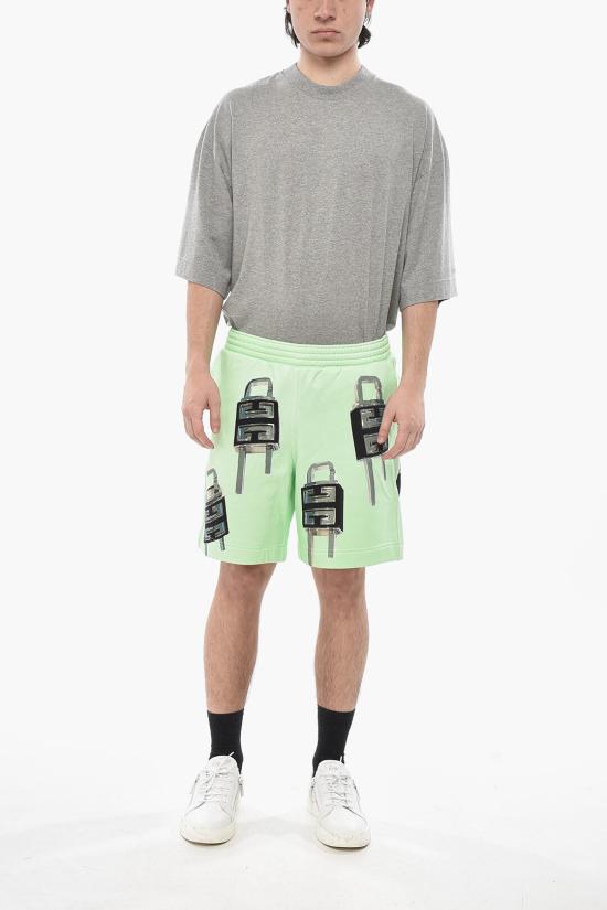  지방시 숏팬츠 BM51883YBC 322 Green - GIVENCHY