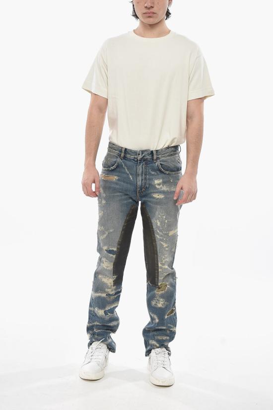  지방시 데님 팬츠 BM50VH5Y5Z 420 Light blue - GIVENCHY