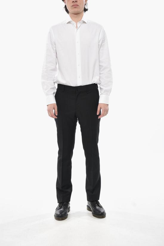  지방시 스트레이트 팬츠 BM50ZC1YBH 001 Black - GIVENCHY
