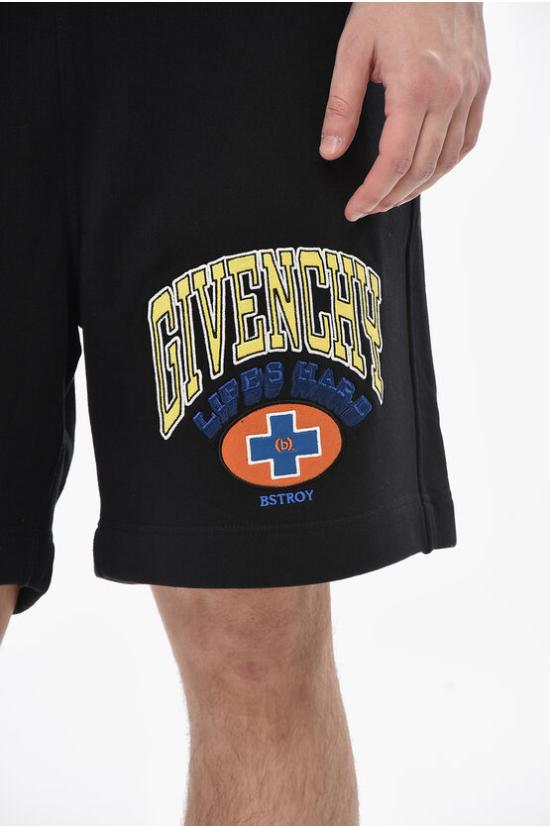  지방시 숏팬츠 BM515J3Y97 001 Black - GIVENCHY