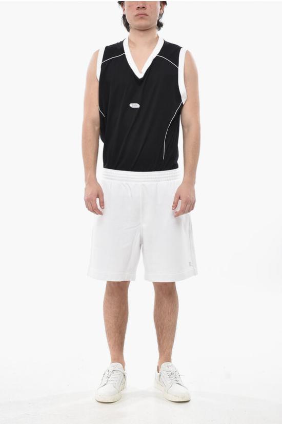  지방시 숏팬츠 BM515J3YP9 132 White - GIVENCHY