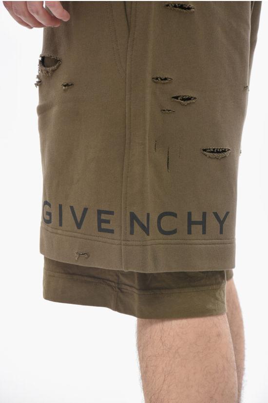  지방시 숏팬츠 BM51613Y8Y 305 Military Green - GIVENCHY