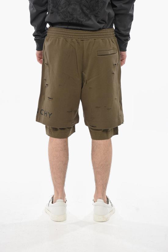  지방시 숏팬츠 BM51613Y8Y 305 Military Green - GIVENCHY