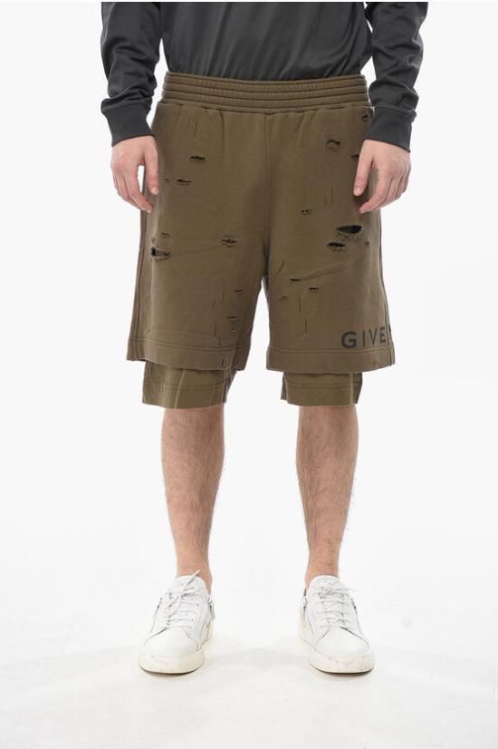  지방시 숏팬츠 BM51613Y8Y 305 Military Green