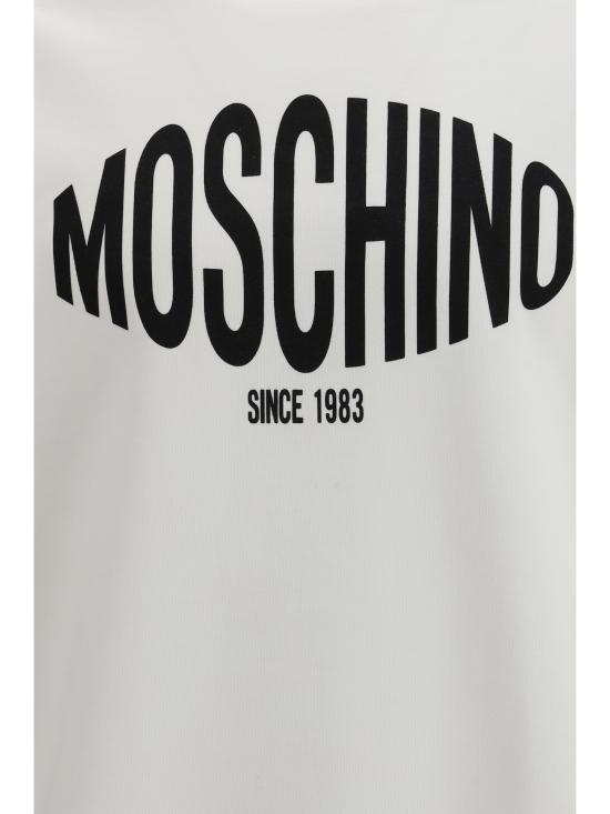 26SS 모스키노 후드 티셔츠 261ZZA17130228 1001 WHITE - MOSCHINO