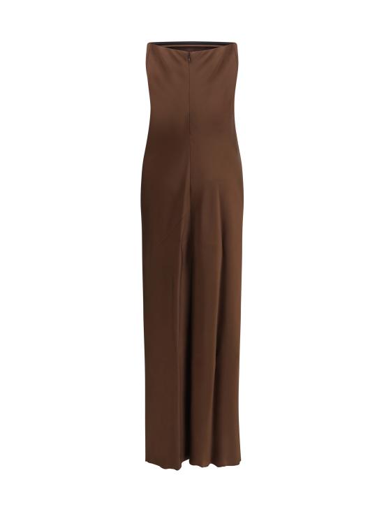 26SS 포르테포르테 원피스 14555MYDRESS F49A3093 BROWN - FORTE FORTE