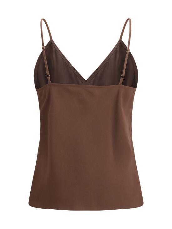 26SS 포르테포르테 반팔 티셔츠 14553MYTOP F49A3093 BROWN - FORTE FORTE