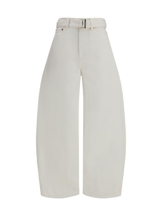 26SS 사카이 데님 팬츠 2608316 151 WHITE