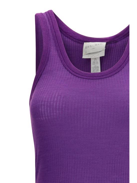 26SS 포르테포르테 반팔 티셔츠 14645MYTSHIRT F49A5051 PURPLE - FORTE FORTE