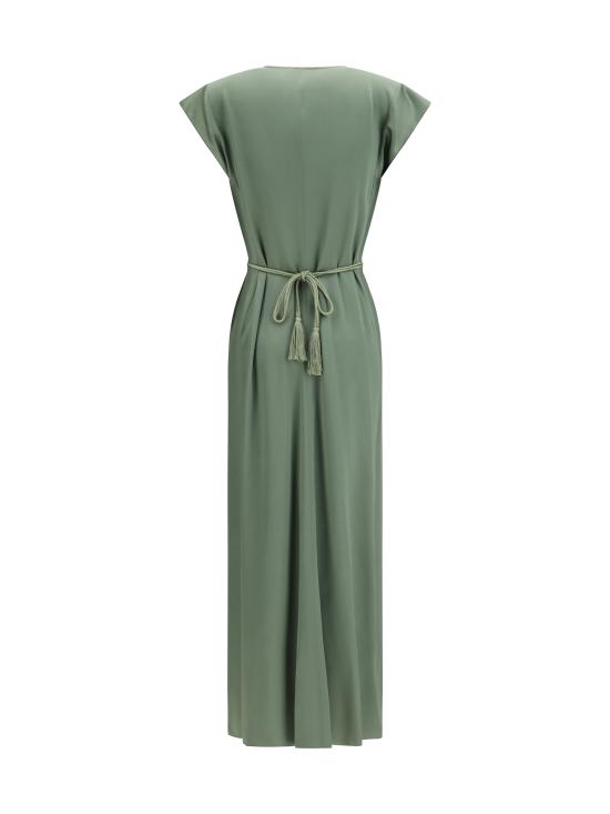 26SS 포르테포르테 원피스 14554MYDRESS F49A3013 GREEN - FORTE FORTE