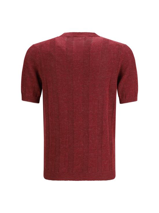 26SS 브루넬로 쿠치넬리 반팔 티셔츠 M2L707800 CHG67 RED - BRUNELLO CUCINELLI