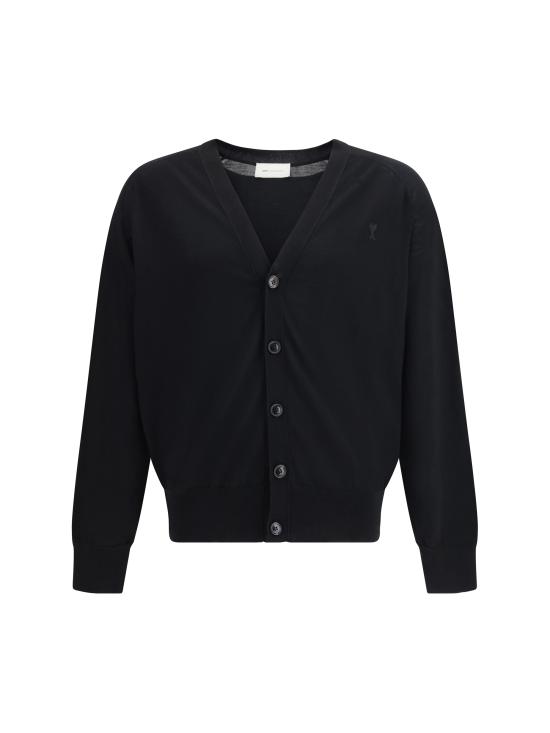 26SS 아미 스웨터 HKC384KN0039 0180 BLACK