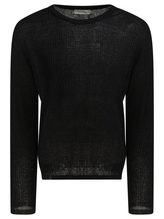 26SS 엠에프펜 스웨터 M126 058COMPANION JUMPERBLACK RIB Black