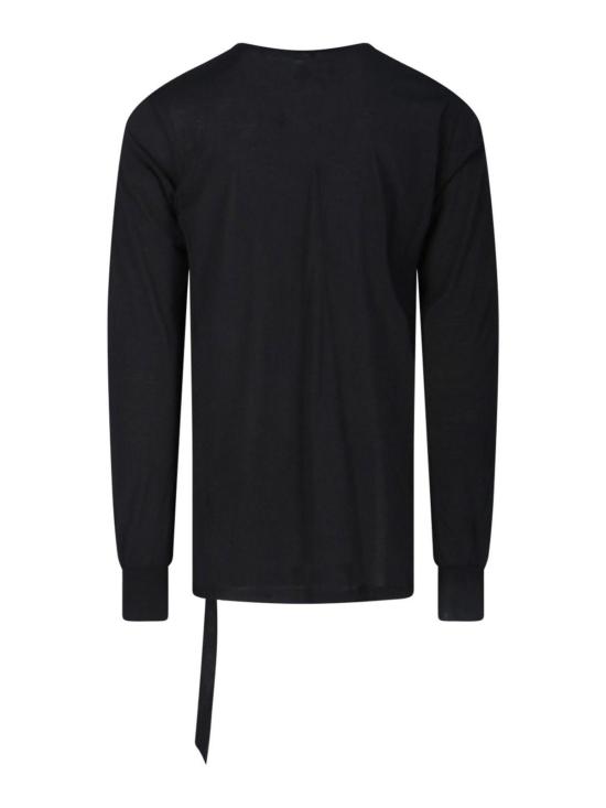 25FW 릭 오웬스 반팔 티셔츠 DU02E7260BH09 Black - RICK OWENS