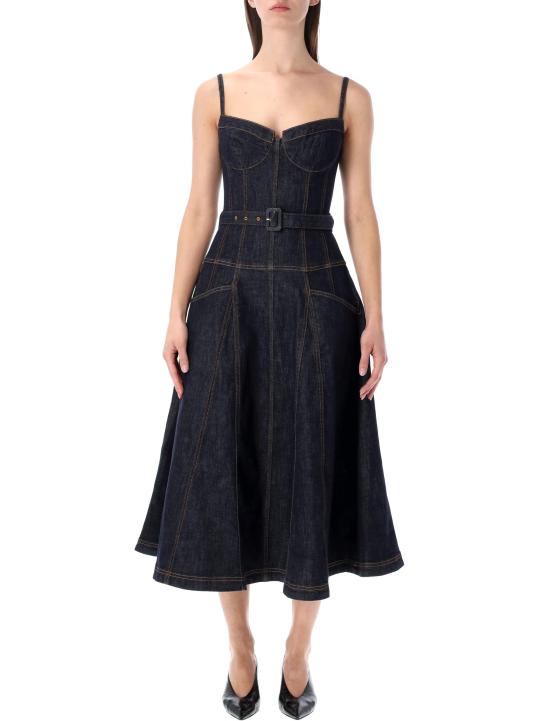 26SS 셀프 포트레이트 원피스 RS26815MABL BLUE INDIGO BLUE