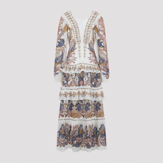 26SS 팜 리오 원피스 359252 26084 SEA GARDEN OFF WHITE MULTICOLOUR - FARM RIO