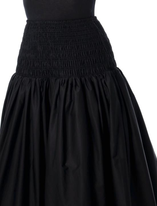 26SS 셀프 포트레이트 롱 스커트 RS26212MSKB BLACK - SELF PORTRAIT