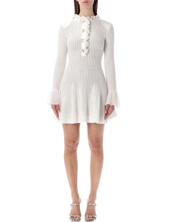 26SS 셀프 포트레이트 원피스 SS26051SW WHITE