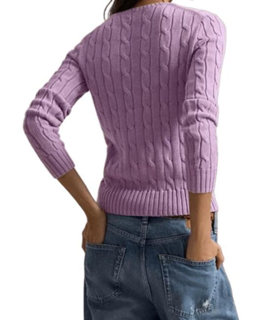 26SS 폴로 랄프로렌 스웨터 211971869505 BRIGHT ASTER PURPLE - POLO RALPH LAUREN