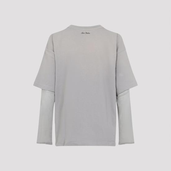 26SS 아크네 스튜디오 반팔 티셔츠 AL0515 AAB LIGHT GREY - ACNE STUDIOS