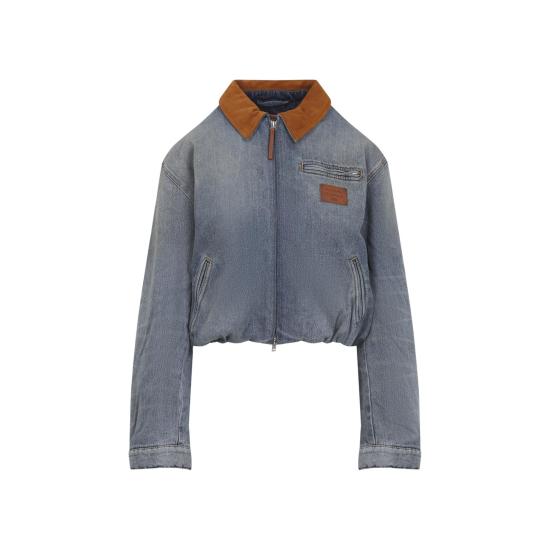 26SS 아크네 스튜디오 자켓 A90694 AUZ MID BLUE