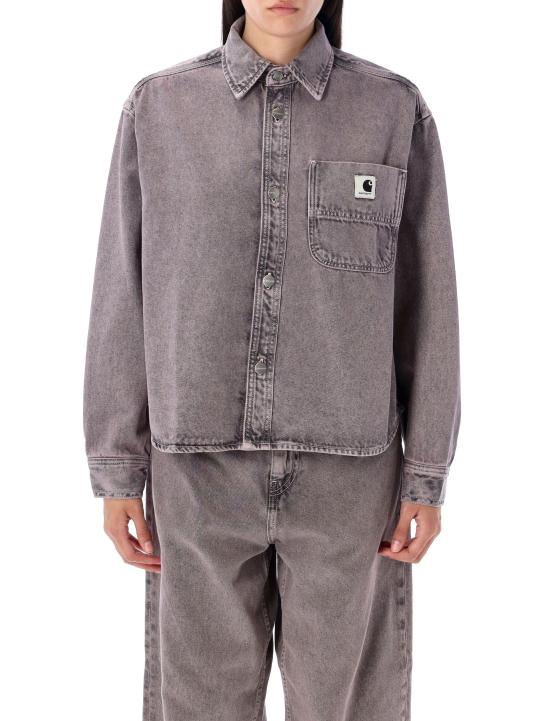 25FW 칼하트 WIP 아우터 I035823 2W6GD HORTENSIA BLACK