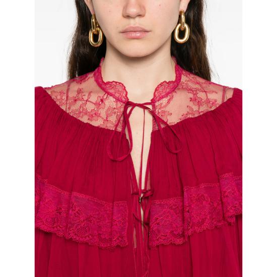 26SS 끌로에 미디 원피스 26SRO01001 6AZ PINK - CHLOE