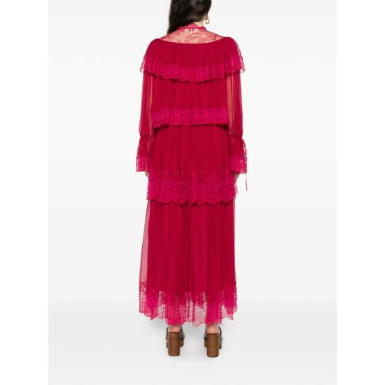 26SS 끌로에 미디 원피스 26SRO01001 6AZ PINK - CHLOE