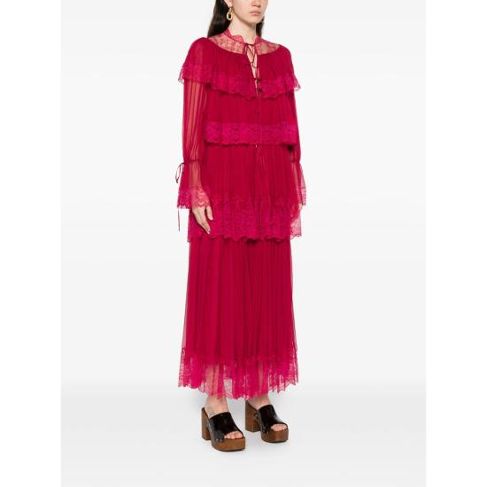 26SS 끌로에 미디 원피스 26SRO01001 6AZ PINK - CHLOE