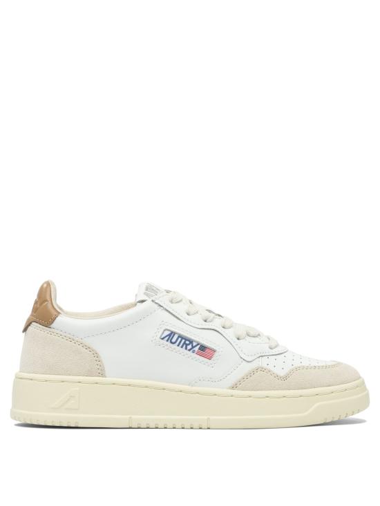 26SS 오트리 메달리스트 로우 레더 스니커즈 AULWLS02 White