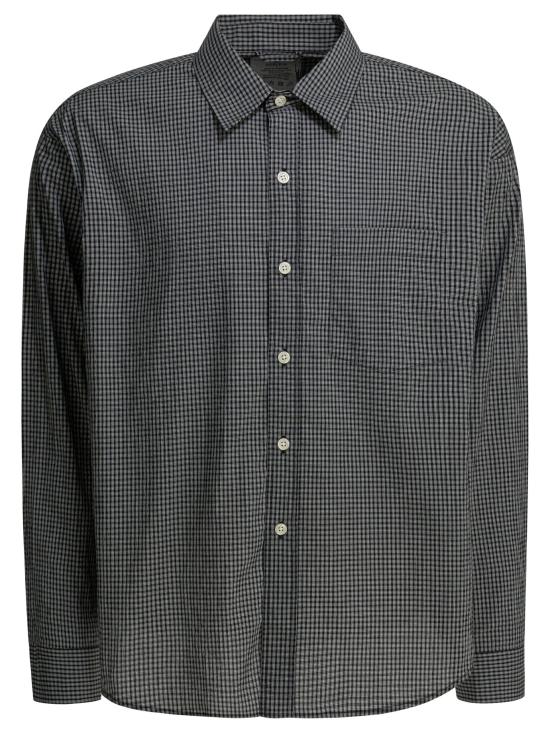 26SS 엠에프펜 긴팔 셔츠 M126 008EXECUTIVE SHIRTBLACK EXPERIENCED CHECK Black