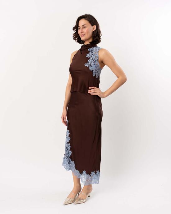  에이엘씨 미디 스커트 A.L.C. 올리비아 스커트 가나슈/프렌치 블루 - A.L.C.