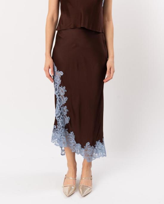  에이엘씨 미디 스커트 A.L.C. 올리비아 스커트 가나슈/프렌치 블루 - A.L.C.