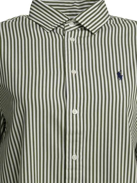 26SS 폴로 랄프로렌 셔츠 2119107435031936 SUPPLY OLIVE WHITE Green - POLO RALPH LAUREN
