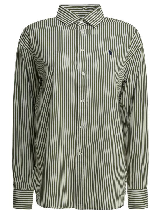 26SS 폴로 랄프로렌 셔츠 2119107435031936 SUPPLY OLIVE WHITE Green