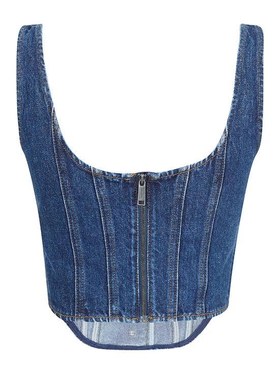 26SS 셀프 포트레이트 데님 셔츠 RS26 819T BLUE - SELF PORTRAIT