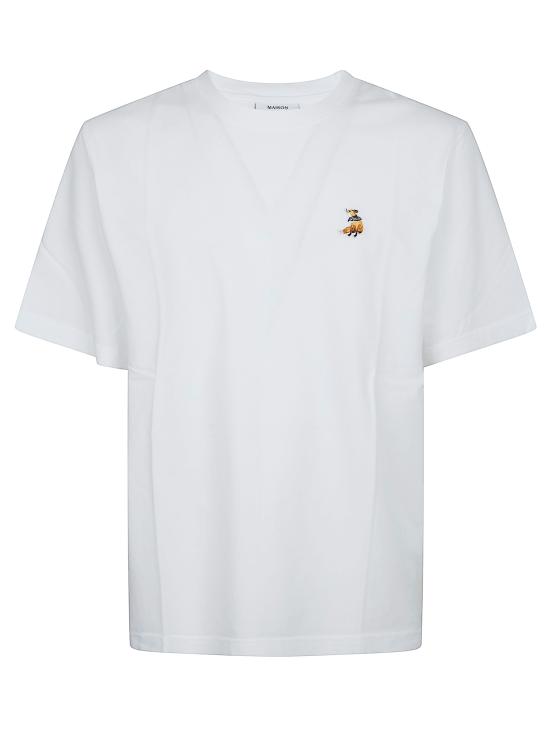 26SS 메종키츠네 반팔 티셔츠 QM00102KJ7026 P100 WHITE