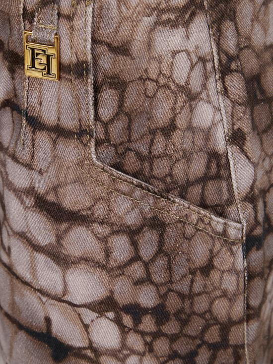 26SS 엘리자베타프랜치 데님 팬츠 PJ31D61E2 644 CACAO - ELISABETTA FRANCHI