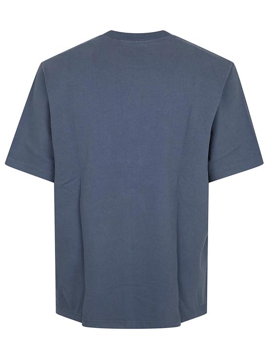 26SS 메종키츠네 반팔 티셔츠 QM00101KJ7025 0422 SHADOW BLUE - MAISON KITSUNE