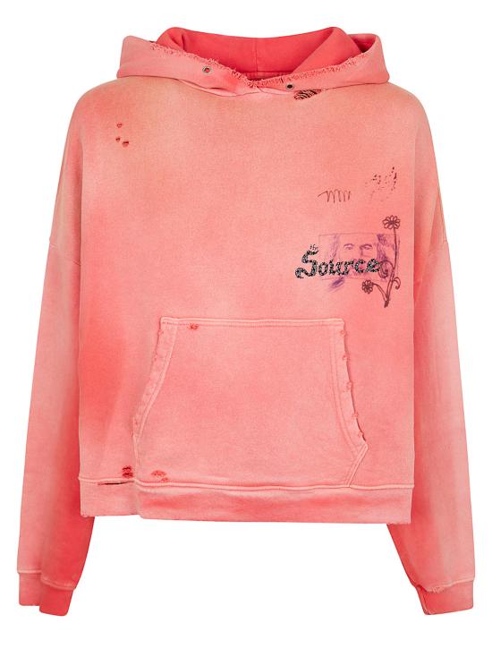 26SS 팔리 할리우드 후드 티셔츠 4U003Q3009ORG